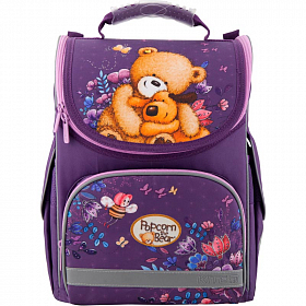 Рюкзак школьный каркасный Kite Education Popcorn the Bear PO19-501S Рюкзак школьный каркасный Kite Education Popcorn the Bear PO19-501S