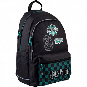 Молодіжний міський рюкзак підлітковий чорний для хлопців Kite Education Harry Potter HP21-2575M-1 Молодіжний міський рюкзак підлітковий чорний для хлопців Kite Education Harry Potter HP21-2575M-1