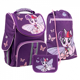Шкільний ранець з пеналом та мішком Kite Education My Little Pony SET_LP21-501S Шкільний ранець з пеналом та мішком Kite Education My Little Pony SET_LP21-501S