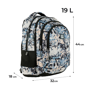 Шкільний рюкзак з ортопедичною спинкою для дівчинки GoPack Teens GO24-162L-2 Шкільний рюкзак з ортопедичною спинкою для дівчинки GoPack Teens GO24-162L-2