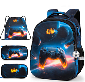 Шкільний ортопедичний рюкзак 3 в 1 для хлопчика School Standard 38х30х18 см з Джойстиком в 1 клас (Full 170-74)