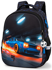 Ортопедичний шкільний рюкзак 6 в 1 для хлопчика School Standard 38х30х18 см з Машиною для першокласника (SET 170-73)