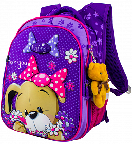 Рюкзак для школы Winner 8004 + мишка