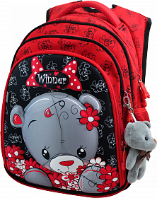 Рюкзак для школы Winner 8061 + мишка