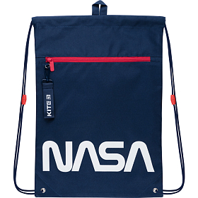 Мішок для змінного взуття з кишенею Kite Education NASA NS22-601M-2 Мішок для змінного взуття з кишенею Kite Education NASA NS22-601M-2