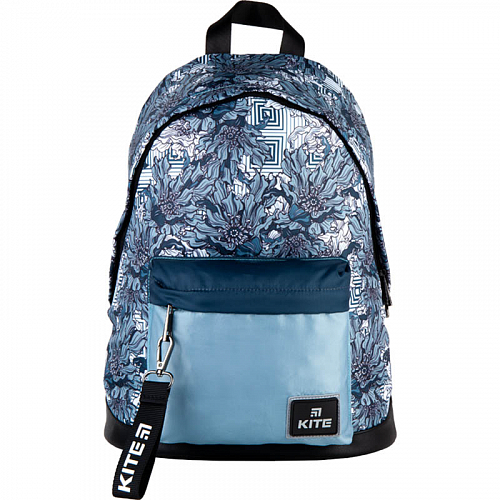 Молодежный подростковый рюкзак в школу синий для девушек Kite City K21-910M-2