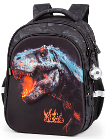 Рюкзак ортопедичний з пеналом та мішком 3 в 1 для хлопчика з Динозавром School Standard 38х30х18 см для початкової школи (Full 150-52)