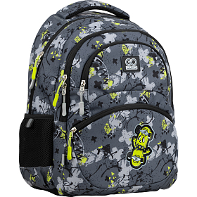 Рюкзак для хлопчика сірий GoPack Education GO22-175M-10 Crazy skate Рюкзак для хлопчика сірий GoPack Education GO22-175M-10 Crazy skate