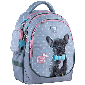 Школьный рюкзак с ортопедической спинкой серый Kite Education Studio Pets SP24-700M Школьный рюкзак с ортопедической спинкой серый Kite Education Studio Pets SP24-700M