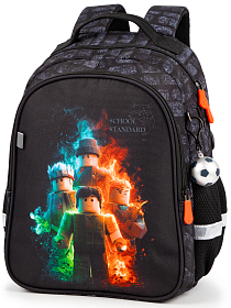Шкільний ортопедичний рюкзак для хлопчика School Standard з Роблокс 38х28х16 см для першокласника (160-26)