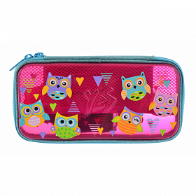 Пенал твердый YES пластиковый 3D HP-07 "Funny Owls" Пенал твердый YES пластиковый 3D HP-07 "Funny Owls"