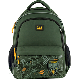 Рюкзак в школу зелений для хлопчика GoPack Education GO24-182M-2 Forces Рюкзак в школу зелений для хлопчика GoPack Education GO24-182M-2 Forces