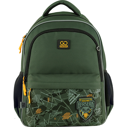 Рюкзак в школу зелений для хлопчика GoPack Education GO24-182M-2 Forces