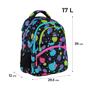 Шкільний рюкзак ( з ортопедичною спинкою для дівчинки GoPack Education GO24-175M-1 Шкільний рюкзак ( з ортопедичною спинкою для дівчинки GoPack Education GO24-175M-1