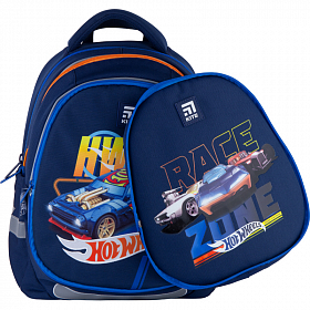 Рюкзак школьный ортопедический синий для мальчиков Kite Education Hot Wheels HW21-700M(2p) Рюкзак школьный ортопедический синий для мальчиков Kite Education Hot Wheels HW21-700M(2p)