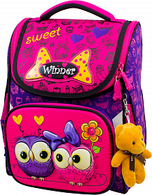 Школьный ранец Winner 2029 + мишка
