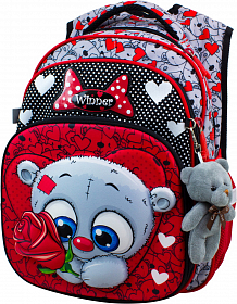 Рюкзак для школы Winner 8045 + мишка