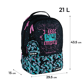 Молодежный городской подростковый рюкзак с usb портом в школу Kite Education teens K24-2569L-1 Молодежный городской подростковый рюкзак с usb портом в школу Kite Education teens K24-2569L-1