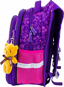 Рюкзак для школы Winner 8005 + мишка