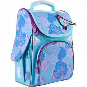 Ортопедический рюкзак (ранец) в школу бирюзовый для девочки GoPack Education Blue bird GO21-5001S-5 Ортопедический рюкзак (ранец) в школу бирюзовый для девочки GoPack Education Blue bird GO21-5001S-5