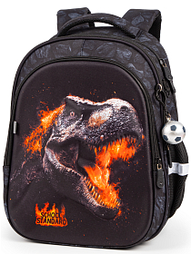Ортопедичний рюкзак для хлопчика з Динозавром School Standard 38х30х18 см для першокласника (150-51)