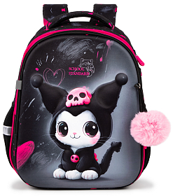 Шкільний рюкзак з ортопедичною спинкою для дівчинки School Standard 38х30х18 см з Kurumi для молодших класів (170-67)