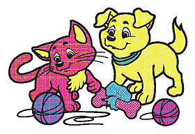 Водні розмальовки — Тварини