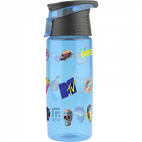 Бутылочка для воды Kite MTV MTV20-401, 550 мл, голубая Бутылочка для воды Kite MTV MTV20-401, 550 мл, голубая