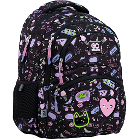 Рюкзак до школи для дівчинки GoPack Education GO22-175M-5 Cool princess/One like Рюкзак до школи для дівчинки GoPack Education GO22-175M-5 Cool princess/One like