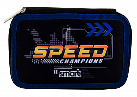 Пенал Smart твердый двойной HP-01 Speed Champions Пенал Smart твердый двойной HP-01 Speed Champions