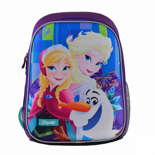 Ортопедичний рюкзак (ранець) у школу фіолетовий для дівчинки 1 Вересня H-27 Frozen для 1-4 класу (557711)