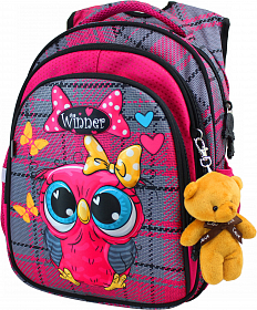 Рюкзак для школы Winner 8057 + мишка
