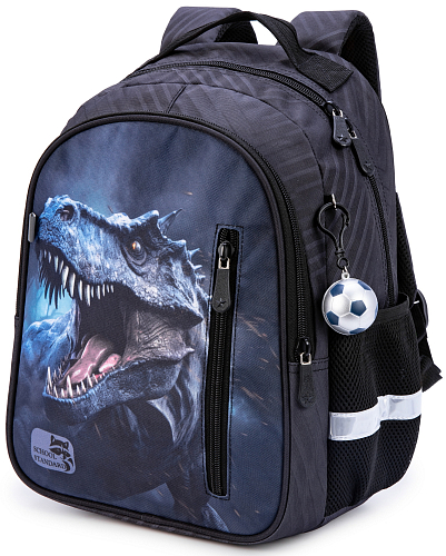 Ортопедичний рюкзак для хлопчика з Динозавром School Standard 38х28х16 см для початкової школи (160-7)
