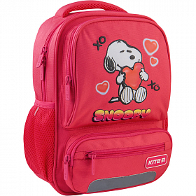 Дитячий рюкзак для дошкільнят для дівчинки червоний Kite Kids Peanuts Snoopy SN21-559XS-1 Дитячий рюкзак для дошкільнят для дівчинки червоний Kite Kids Peanuts Snoopy SN21-559XS-1
