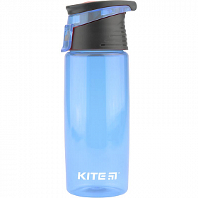 Пляшка для води Kite 550 мл блакитна K18-401-04. Пляшка для води Kite 550 мл блакитна K18-401-04.
