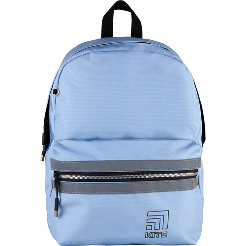 Рюкзак шкільний ортопедичний блакитний для дівчинки Kite City K21-2581M-1