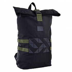 Молодежный рюкзак YES Roll-top T-70 Navigator black Молодежный рюкзак YES Roll-top T-70 Navigator black