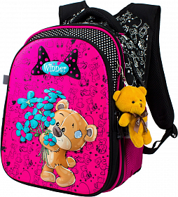 Рюкзак для школы Winner 8002 + мишка