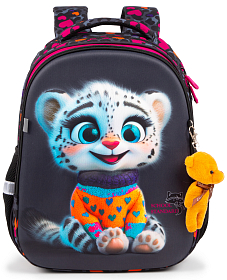 Шкільний ортопедичний рюкзак для дівчинки School Standard 38х30х18 см з Тигром для початкової школи (170-65)