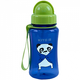 Пляшечка для води Kite Bear K21-399-2, 350 мл, синя Пляшечка для води Kite Bear K21-399-2, 350 мл, синя