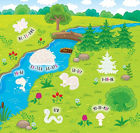 Наліпки-навчалки — Ліс