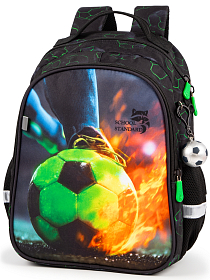 Ортопедичний рюкзак 3 в 1 з пеналом та мішком для хлопчика School Standard з М'ячем для першокласника (Full 160-30)
