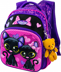Рюкзак для школы Winner 8013 + мишка