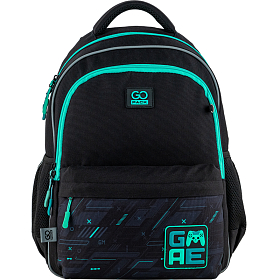 Рюкзак в школу черный для мальчика GoPack Education GO24-182M-1 Рюкзак в школу черный для мальчика GoPack Education GO24-182M-1