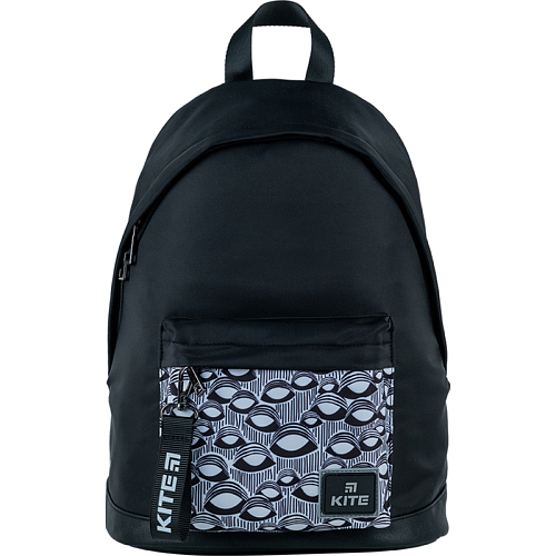Молодіжний підлітковий рюкзак до школи чорний Kite Education teens K24-910M-2
