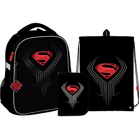 Шкільний ранець з пеналом та мішком Kite Education DC comics SET_DC22-555S Шкільний ранець з пеналом та мішком Kite Education DC comics SET_DC22-555S