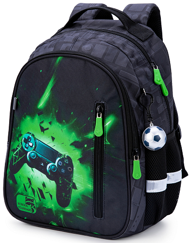 Шкільний рюкзак з ортопедичною спинкою для хлопчика з Джостиком School Standard 38х28х16 см в 1 клас (160-6)