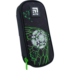 Пенал шкільний для хлопчика чорний  Kite Education Goal K22-662-6 Пенал шкільний для хлопчика чорний  Kite Education Goal K22-662-6