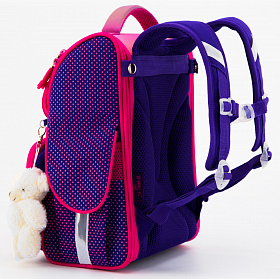 Шкільний рюкзак (ранець) з ортопедичною спинкою рожевий для дівчинки Winner з Совою 34х26х14 см для початкової школи (2053) Шкільний рюкзак (ранець) з ортопедичною спинкою рожевий для дівчинки Winner з Совою 34х26х14 см для початкової школи (2053)