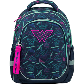 Шкільний рюкзак з ортопедичною спинкою для дівчинки Kite Education Education DC Comics DC22-700M Шкільний рюкзак з ортопедичною спинкою для дівчинки Kite Education Education DC Comics DC22-700M